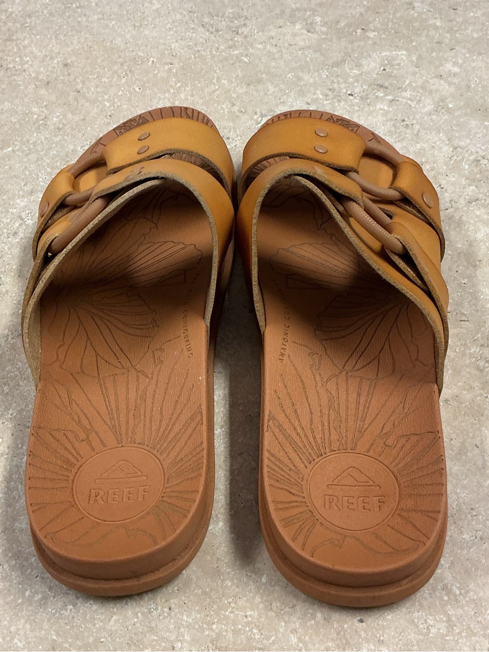 Reef Women’s SZ 8 Cushion Vera Cruz Slide Sandals In Natural Comfort Outdoors - Picture 5 of 10